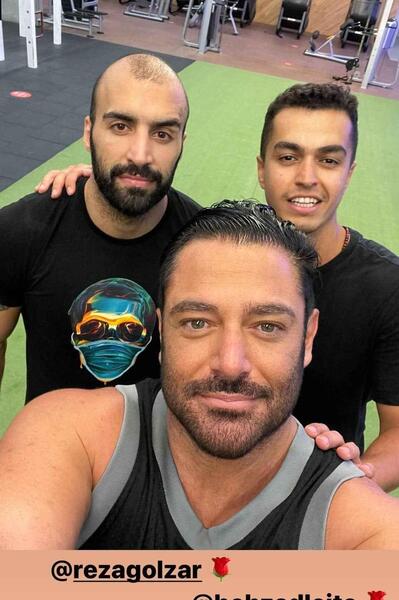 عکس بهزاد عبدی و همسرش