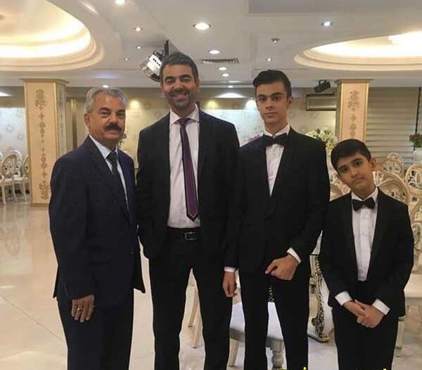 عکس بهزاد خلج و خواهرش