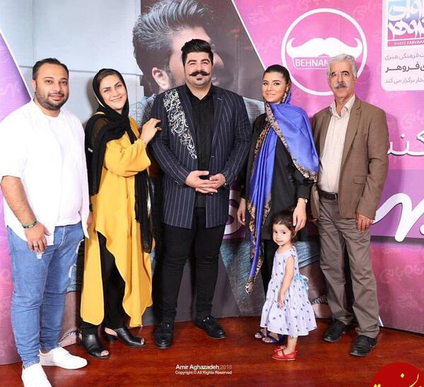عکس بهنام بانی با همسرش