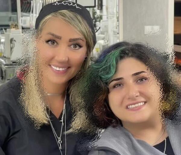 عکس باران کوثری و همسرش