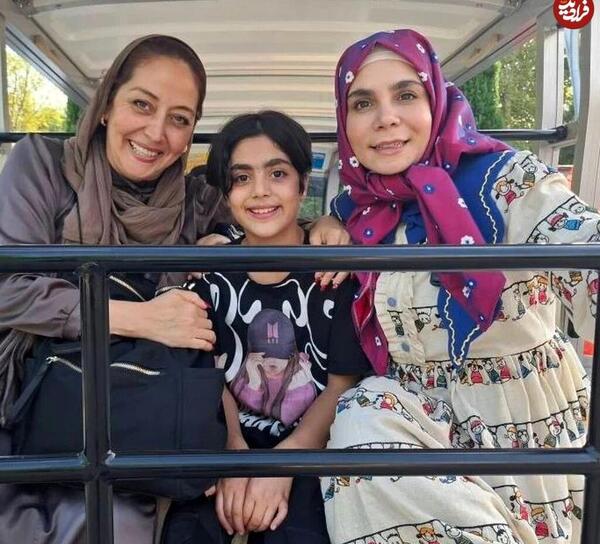عکس باران در سریال آوای باران و همسرش