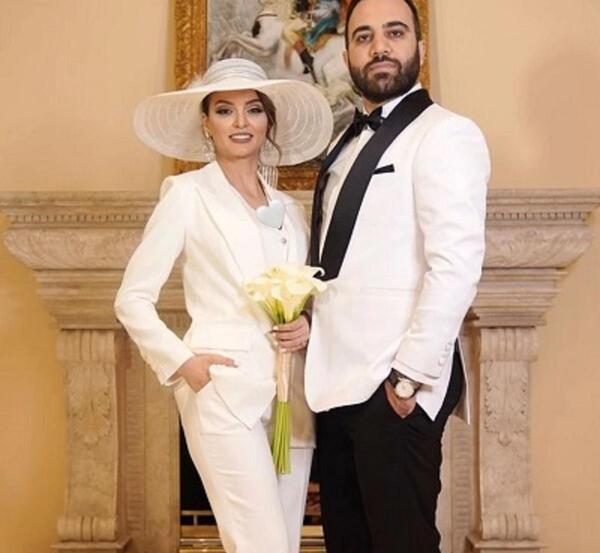 عکس واقعی باران و شوهرش