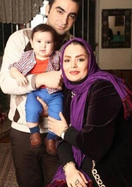 عکس واقعی باران و شوهرش