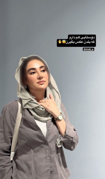 عکس بازیگر بیتا در فاصله ها