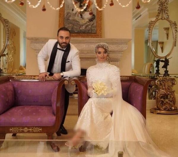 عکس آوای باران و همسرش