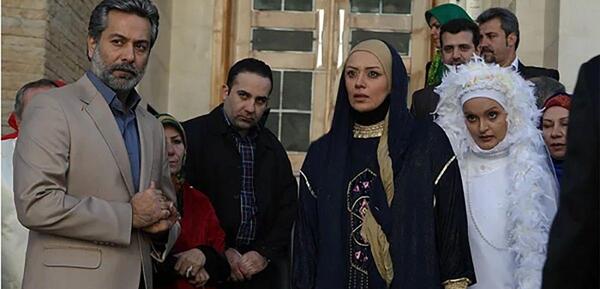 عکس آوای باران و همسرش