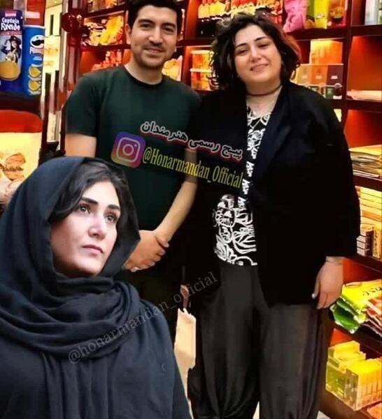 عکس های باران کوثری و همسرش