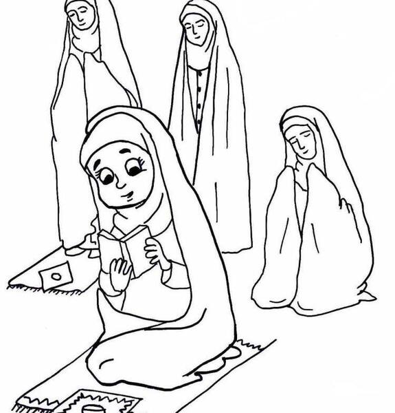 عکس نماز باران نقاشی