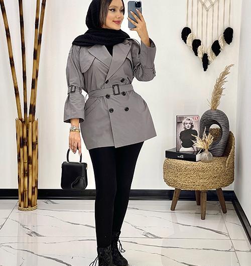 عکس لباس بارانی کوتاه