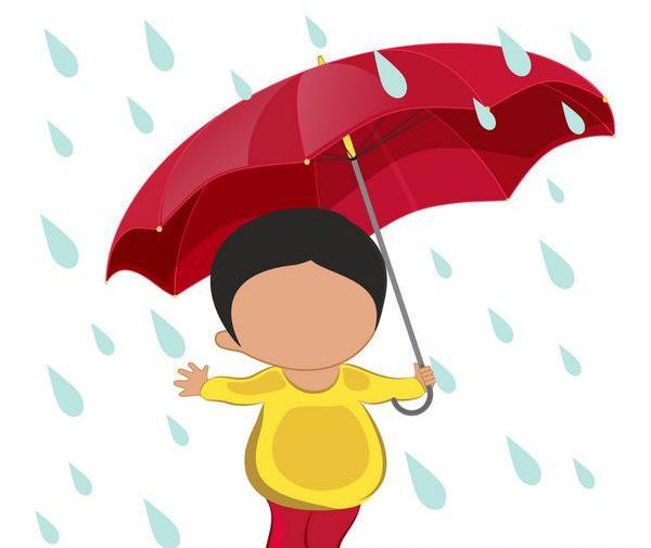 عکس بارش باران کارتونی