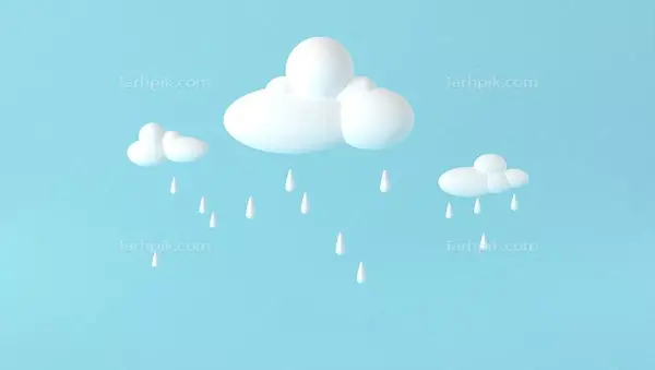 عکس قطره باران کارتونی