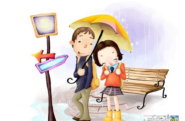 عکس های فانتزی باران