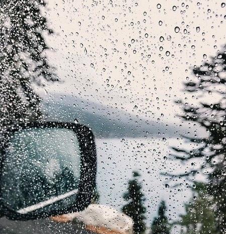عکس پروفایل بارانی غمگین
