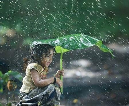 عکس هوای بارانی غمگین