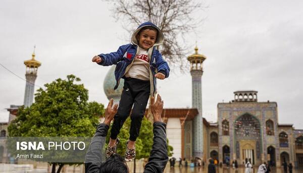 عکاسی عکس باران شیراز