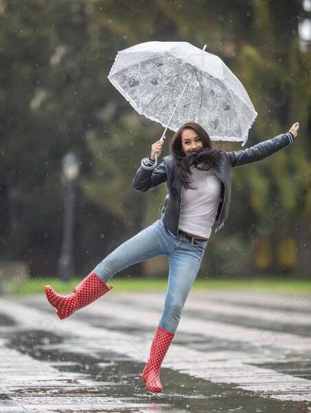 عکس عاشقانه زیر باران جدید