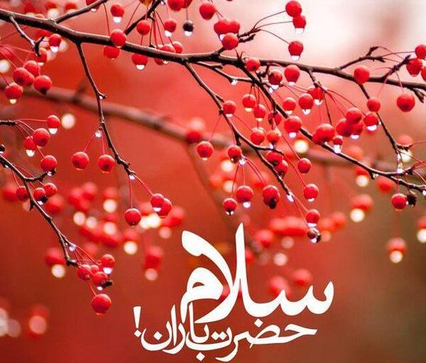 عکس سلام صبح بخیر روز بارانی