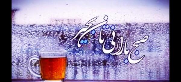 عکس صبح زیبای بارانی بخیر