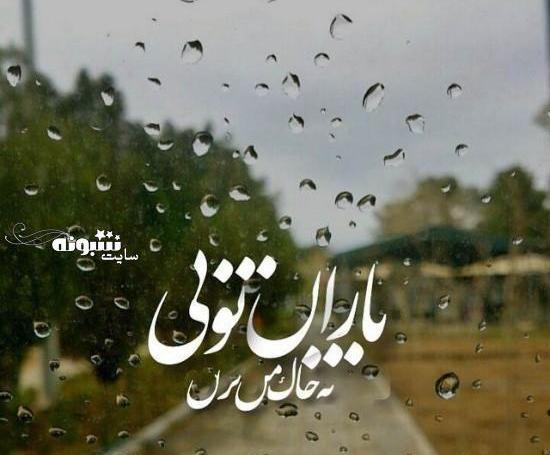 عکس صبح زیبای بارانی بخیر