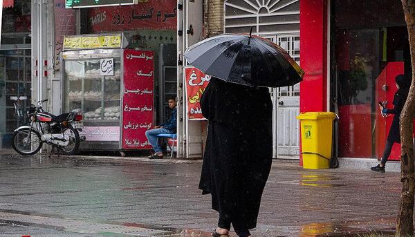 عکس باران در شیراز