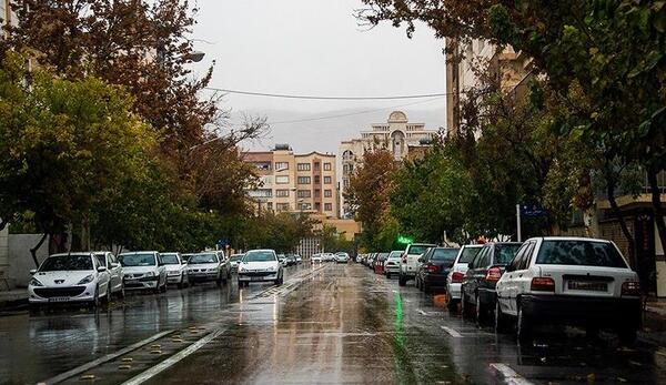 عکس باران در شیراز
