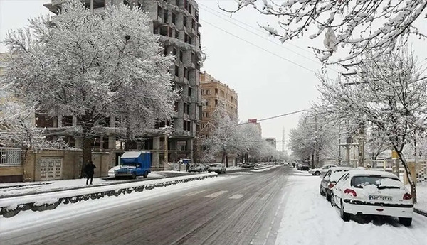 عکس باران در زمستان