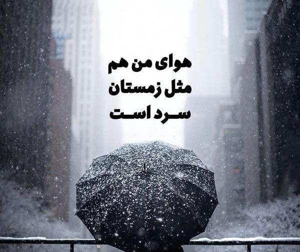 عکس باران در زمستان