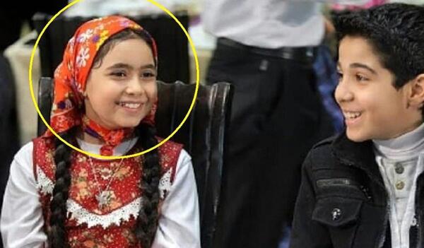 عکس کودکی باران ریاحی