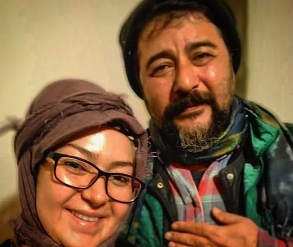 عکس مرتضی خلیلی و باران خوش اندام