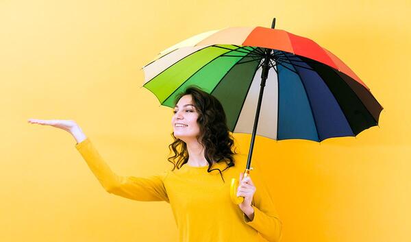 عکس چتری بارانی