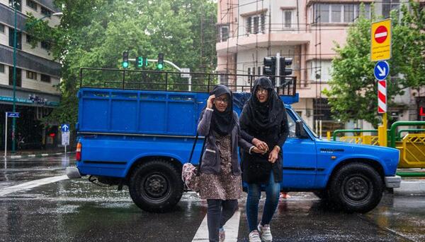 عکس باران در بهار