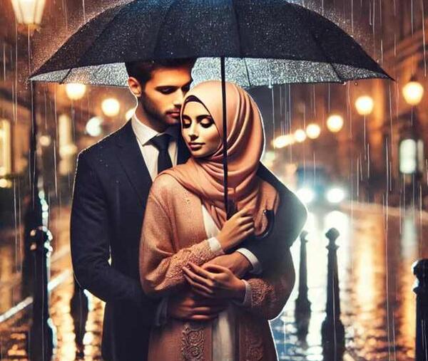 عکس نوشته های بارانی عاشقانه دونفره