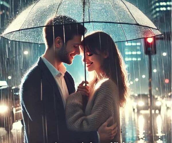 عکس نوشته های بارانی عاشقانه دونفره