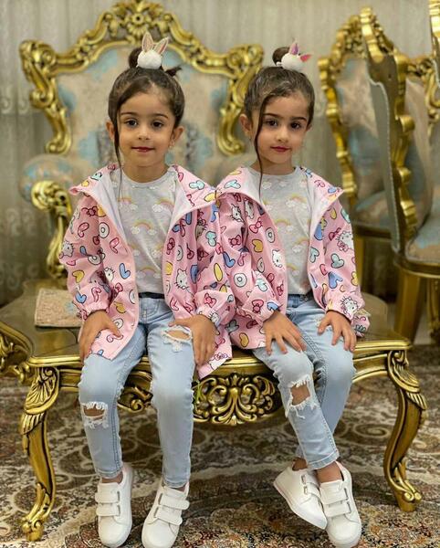 عکس بارانی دخترانه بچه گانه