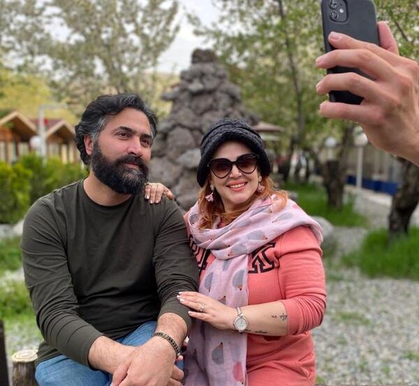عکس جدید از بهاره رهنما و همسر جدیدش