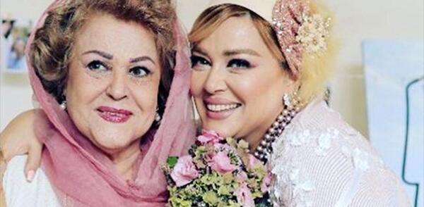 عکس جدید بهاره رهنما با مادرش