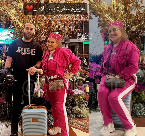 عکس جدید بهاره رهنما و همسرش