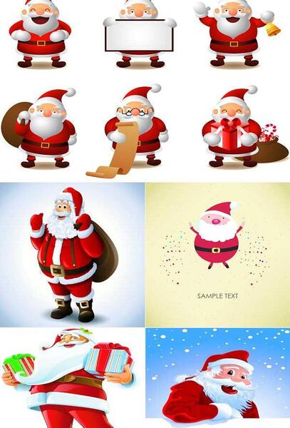 عکس نقاشی بابا نوئل