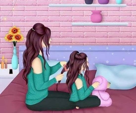 عکس مامان و بابا کارتونی