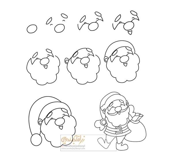 عکس بابانوئل نقاشی