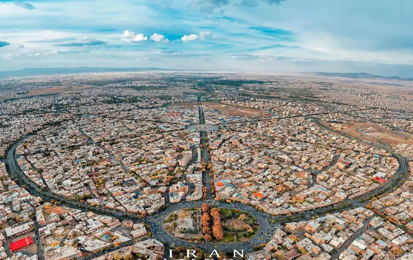 عکس خیابان باباطاهر همدان