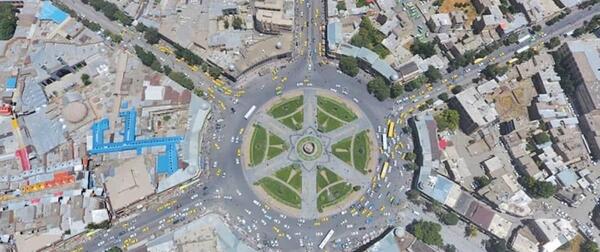 عکس خیابان باباطاهر همدان