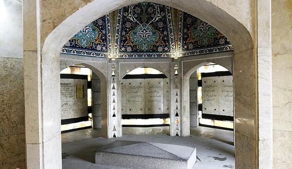 عکس آرامگاه باباطاهر در همدان