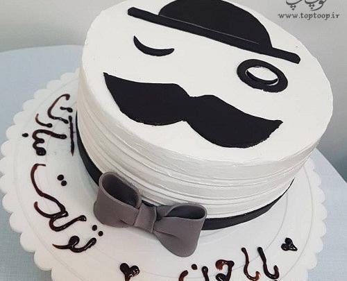 عکس کیک تولد بابا جونم تولدت مبارک