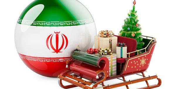 عکس بابانوئل واقعی در آسمان