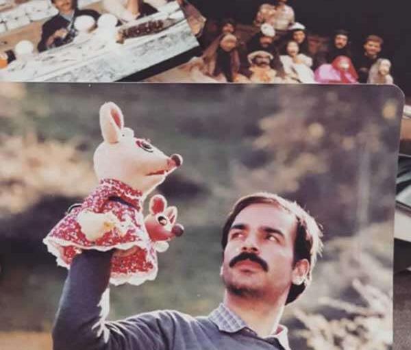 عکس خوشگل بابا در مهمانی