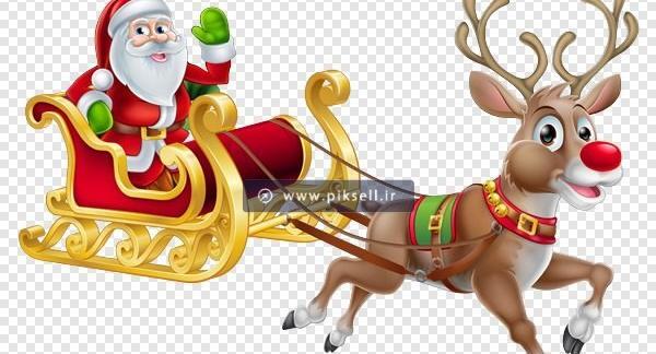 عکس سورتمه بابا برفی