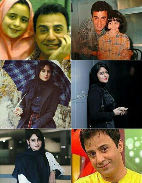 عکس فاطیما بهارمست با عمو پورنگ