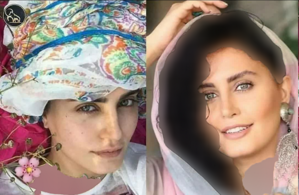 عکس واقعی آسیه بدون گریم