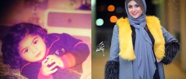 عکس بچگی های آزاده صمدی
